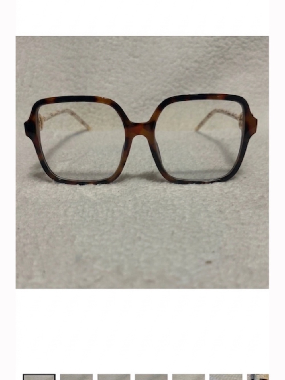 Gucci design Women’s Oversized Tortoiseshell Frame Sunglasses - Picture 4 of 11